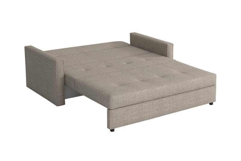 Denegal 2-sits liten bäddsoffa i Plysch - Grå - Möbler - Vardagsrum - Bäddsoffor