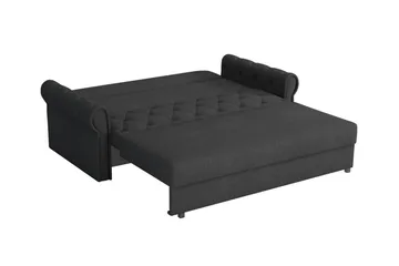 Denegal 2-sits liten bäddsoffa i Plysch - Grå - Möbler - Vardagsrum - Bäddsoffor