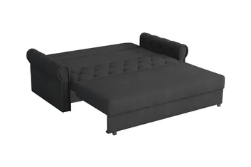 Denegal 2-sits liten bäddsoffa i Plysch - Grön - Möbler - Vardagsrum - Bäddsoffor
