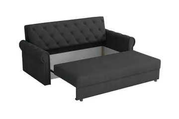 Denegal 2-sits liten bäddsoffa i Plysch - Grön - Möbler - Vardagsrum - Bäddsoffor