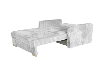 Denegal 2-sits liten bäddsoffa i Plysch - Beige - Möbler - Vardagsrum - Bäddsoffor