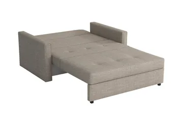 Denegal 2-sits liten bäddsoffa i Plysch - Gul - Möbler - Vardagsrum - Bäddsoffor