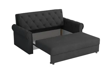Denegal 2-sits liten bäddsoffa i Plysch - Grå - Möbler - Vardagsrum - Bäddsoffor