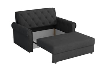 Denegal 2-sits liten bäddsoffa i Plysch - Grön - Möbler - Vardagsrum - Bäddsoffor