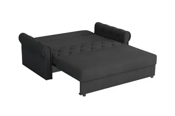 Denegal 2-sits liten bäddsoffa i Plysch - Blå - Möbler - Vardagsrum - Bäddsoffor