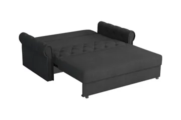 Denegal 2-sits liten bäddsoffa i Plysch - Grå - Möbler - Vardagsrum - Bäddsoffor