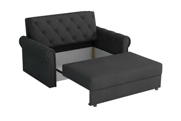 Denegal 2-sits liten bäddsoffa i Plysch - Grön - Möbler - Vardagsrum - Bäddsoffor