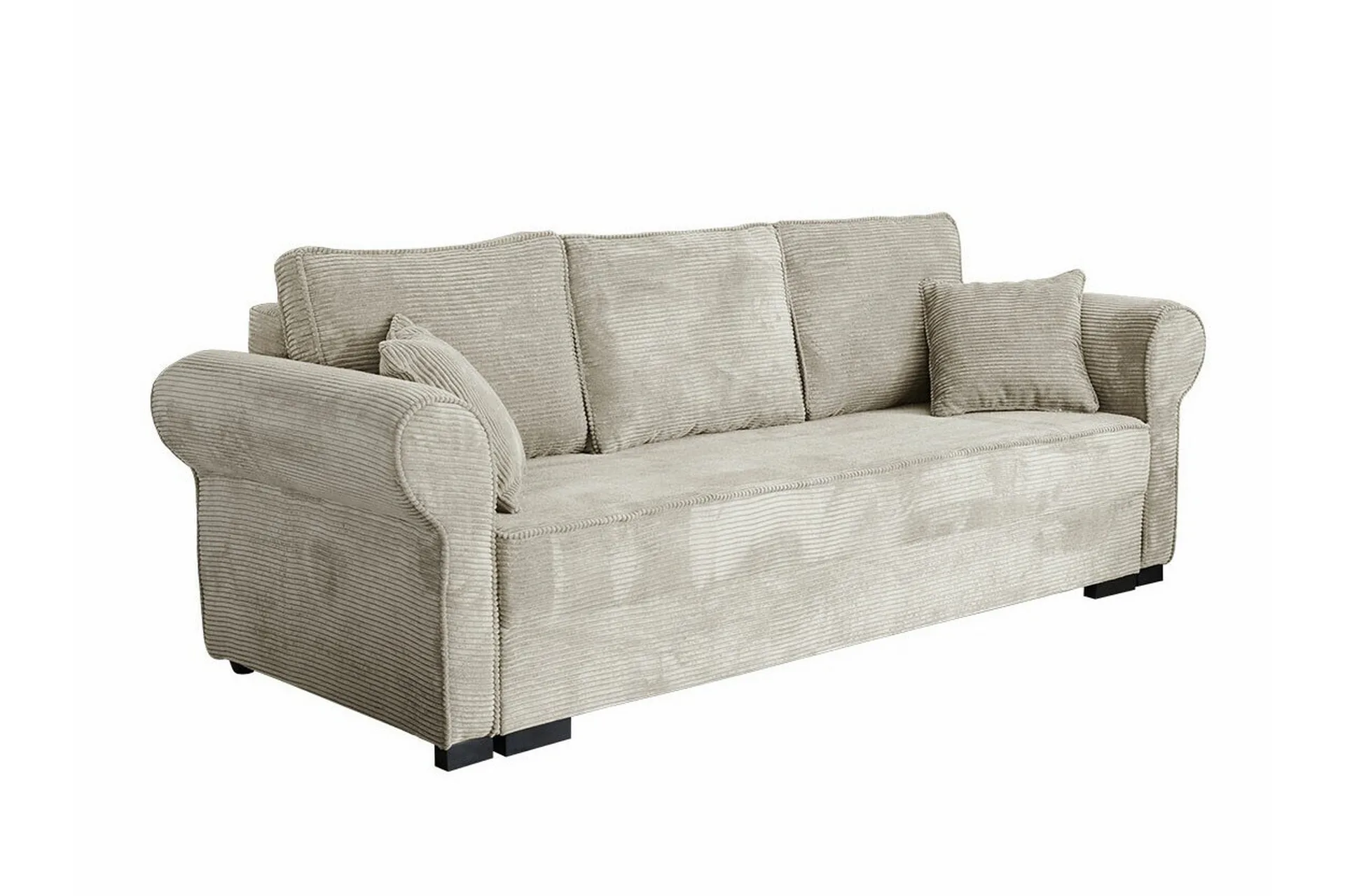 denegal 3-sits bäddsoffa beige -
