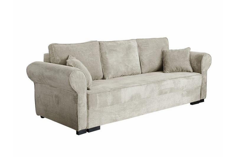 Denegal 3-sits Bäddsoffa Beige - Bäddsoffor - 3-sits bäddsoffa