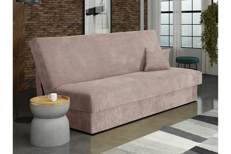 Denegal 3-sits Bäddsoffa beige - Möbler - Vardagsrum - Bäddsoffor