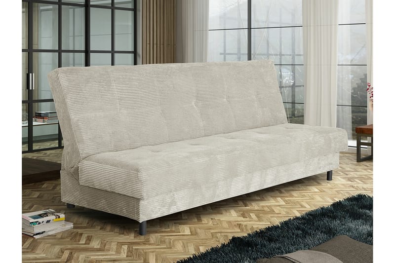 Denegal 3-sits Bäddsoffa Beige/Ljusbeige - Möbler - Vardagsrum - Bäddsoffor