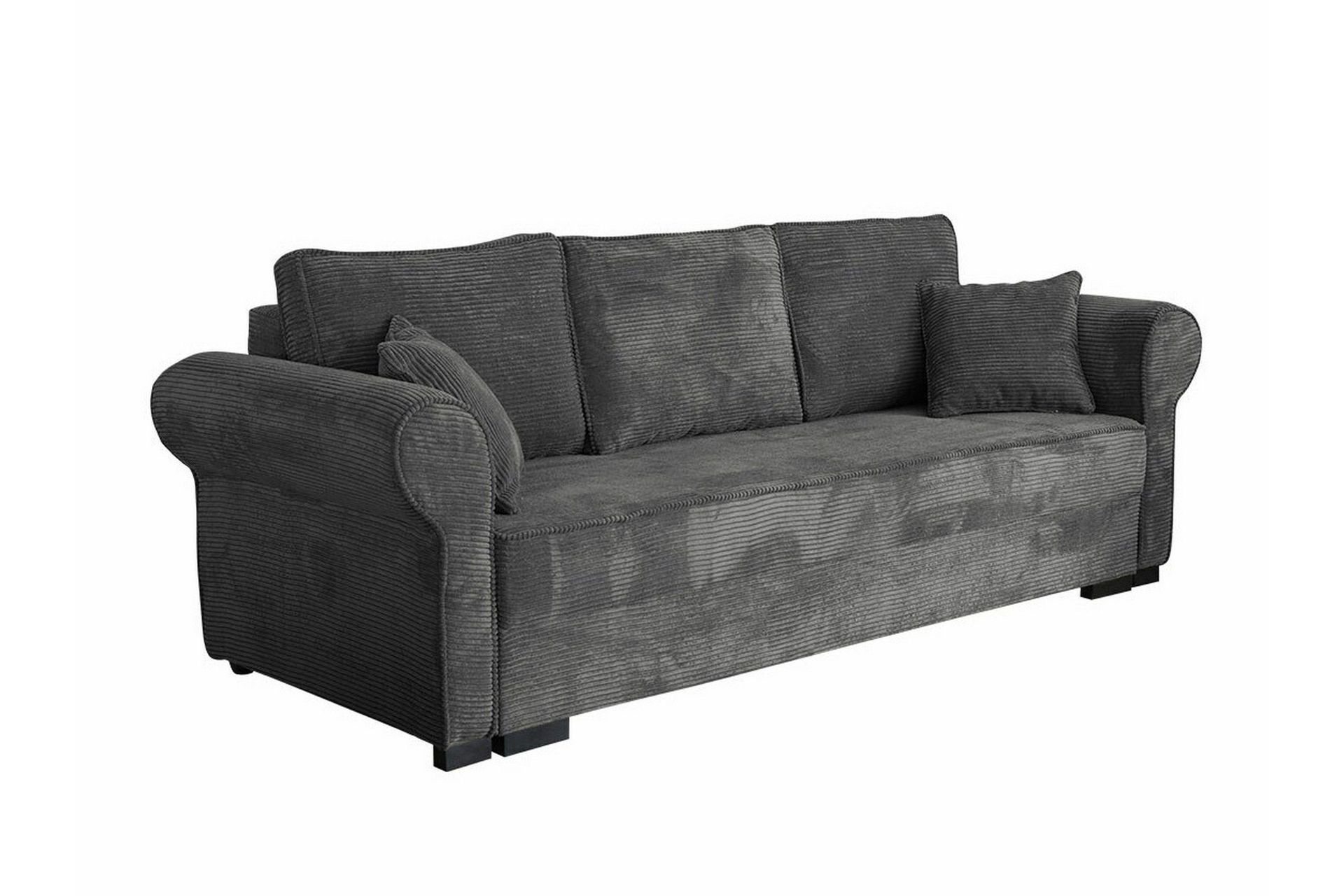 denegal 3-sits bäddsoffa dark grey -