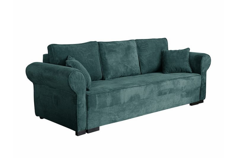 Denegal 3-sits Bäddsoffa Grön - Möbler - Vardagsrum - Bäddsoffor
