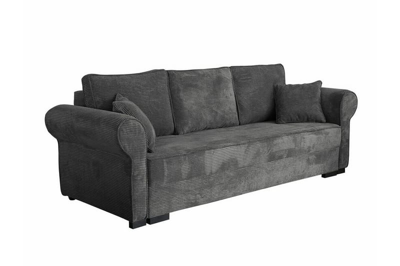 Denegal 3-sits Bäddsoffa Mörkgrå - Möbler - Vardagsrum - Bäddsoffor