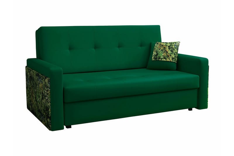 Denegal 3-sits Bäddsoffa Mörkgrön - Möbler - Vardagsrum - Bäddsoffor