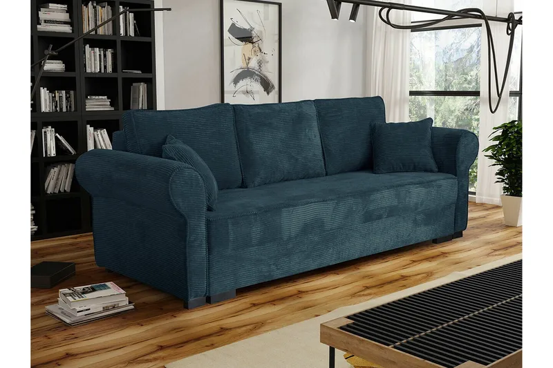 Denegal 3-sits Bäddsoffa NO_BRAND Dark blue - Möbler - Vardagsrum - Bäddsoffor
