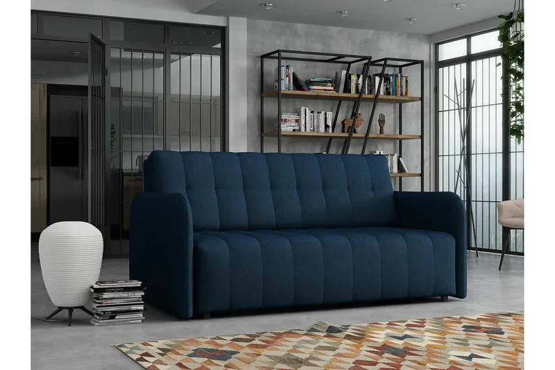 Denegal 3-sits Bäddsoffa NO_BRAND Dark blue - Möbler - Vardagsrum - Bäddsoffor