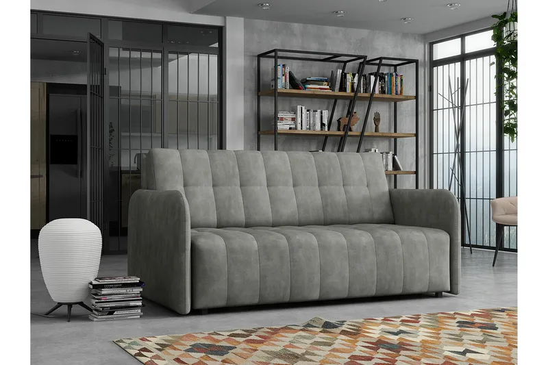 Denegal 3-sits Bäddsoffa NO_BRAND Dark grey - Möbler - Vardagsrum - Bäddsoffor