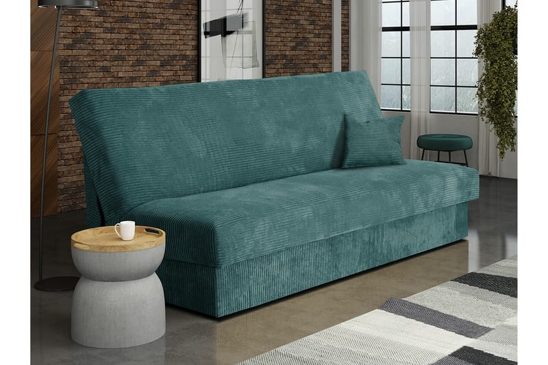 Denegal 3-sits Bäddsoffa NO_BRAND Dark Turquoise - Möbler - Vardagsrum - Bäddsoffor