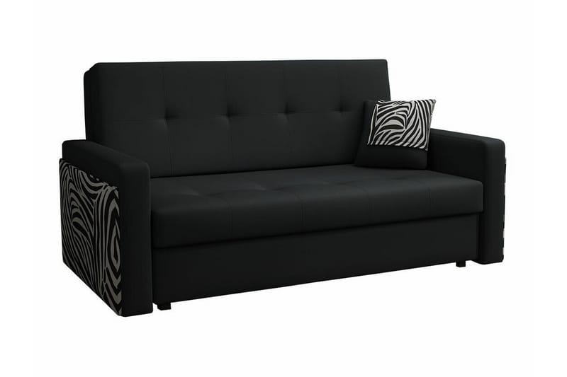 Denegal 3-sits Bäddsoffa Svart - Möbler - Vardagsrum - Bäddsoffor