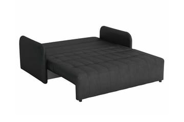 Denegal 3-sits Framåtbäddad Bäddsoffa 152x196 cm med Förvaring i Tyg - Antracit - Möbler - Vardagsrum - Bäddsoffor