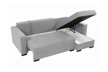 Denegal 3-sits Hörnbäddsoffa - Blå - Möbler - Vardagsrum - Bäddsoffor