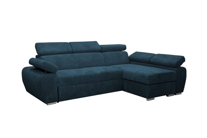 Denegal 3-sits Hörnbäddsoffa Blå - Möbler - Vardagsrum - Bäddsoffor - Hörnbäddsoffa