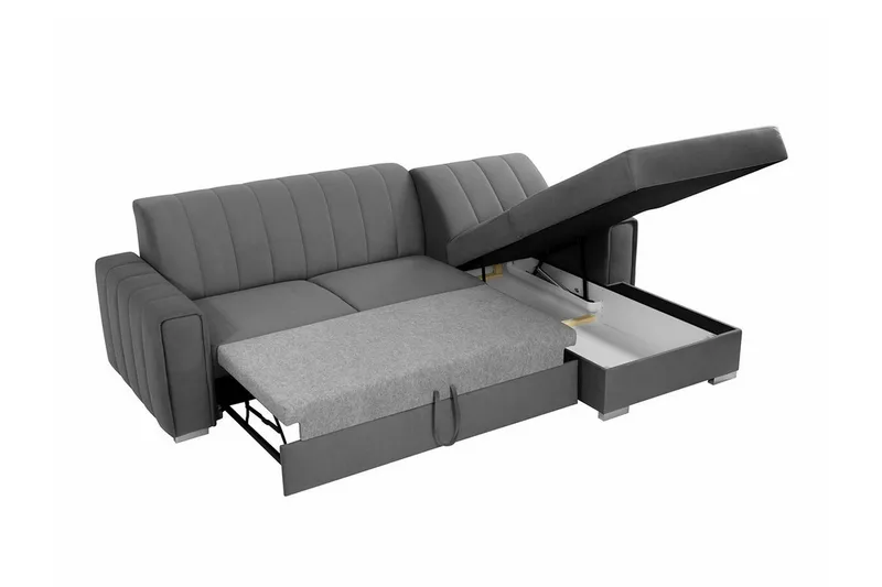 Denegal 3-sits Hörnbäddsoffa Dark blue - Möbler - Vardagsrum - Bäddsoffor - Hörnbäddsoffa