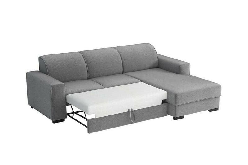 Denegal 3-sits Hörnbäddsoffa Dark grey - Möbler - Vardagsrum - Bäddsoffor