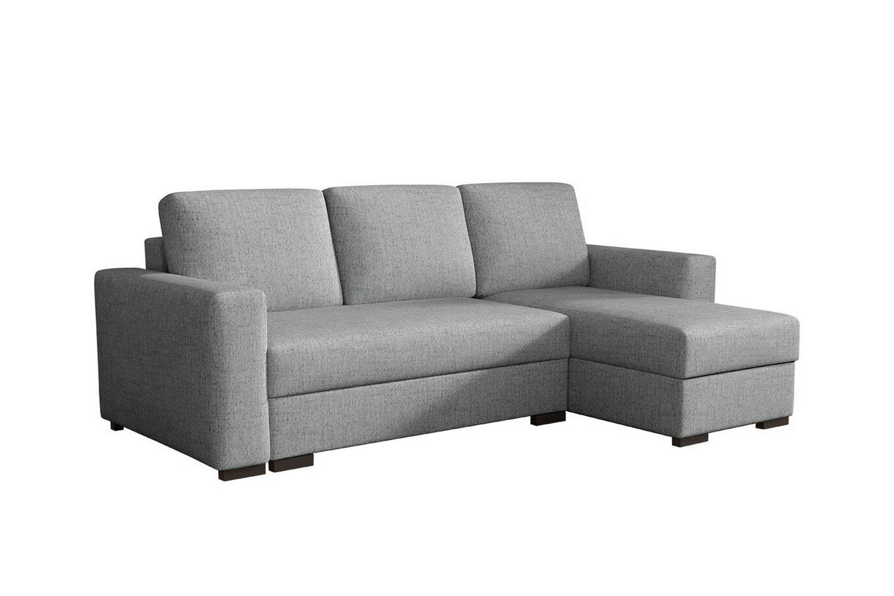 denegal 3-sits hörnbäddsoffa grå -