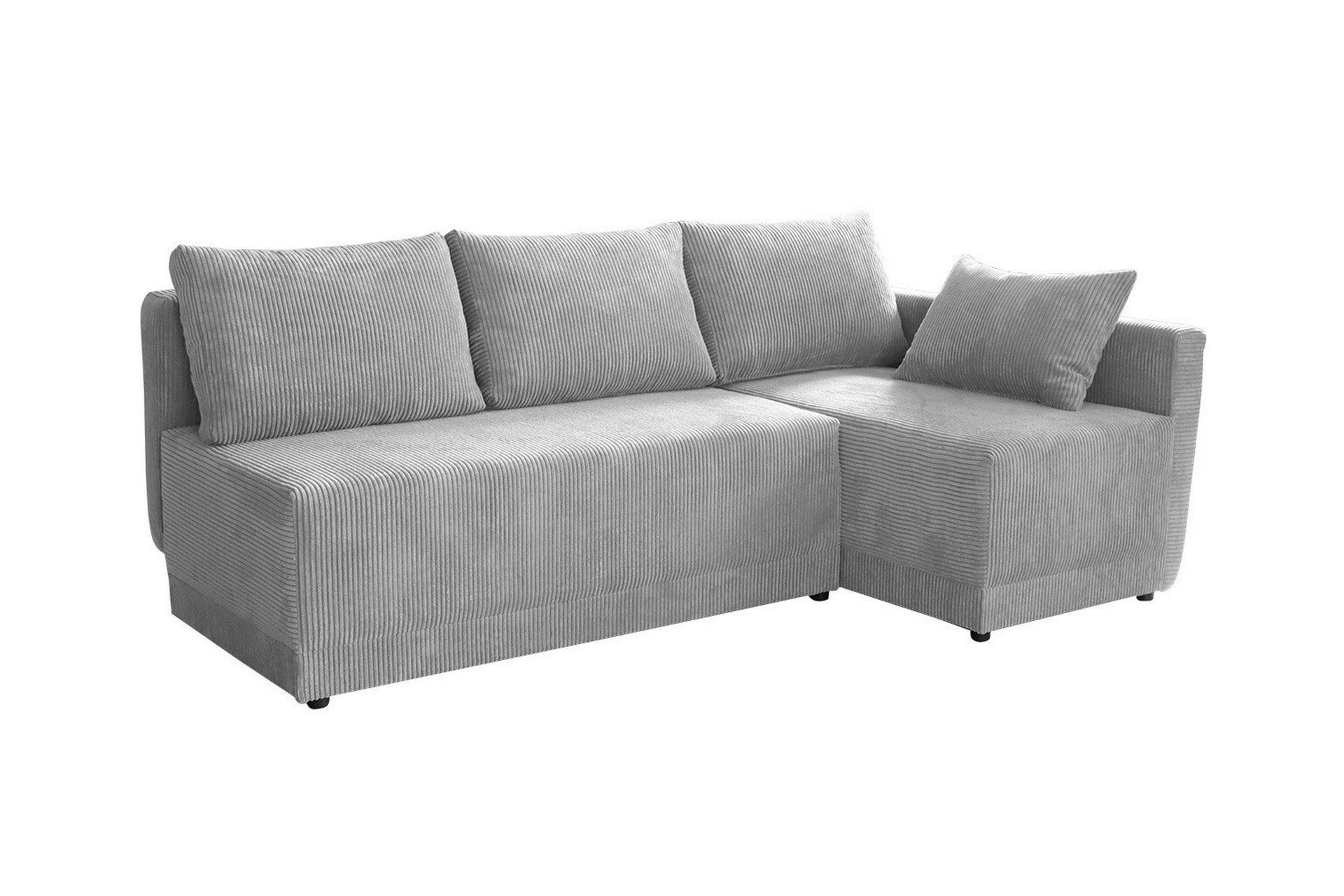 denegal 3-sits hörnbäddsoffa light grey/dark grey -