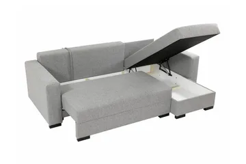 Denegal 3-sits Hörnbäddsoffa - Ljusbrun - Möbler - Vardagsrum - Bäddsoffor