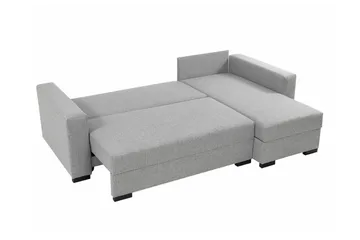 Denegal 3-sits Hörnbäddsoffa - Ljusgrå - Möbler - Vardagsrum - Bäddsoffor
