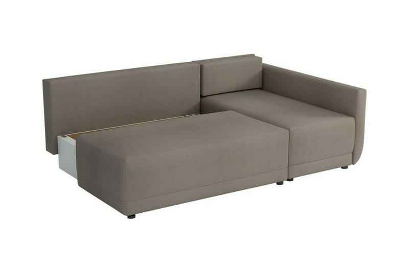 Denegal 3-sits Hörnbäddsoffa Ljusgrå - Möbler - Vardagsrum - Bäddsoffor - Hörnbäddsoffa