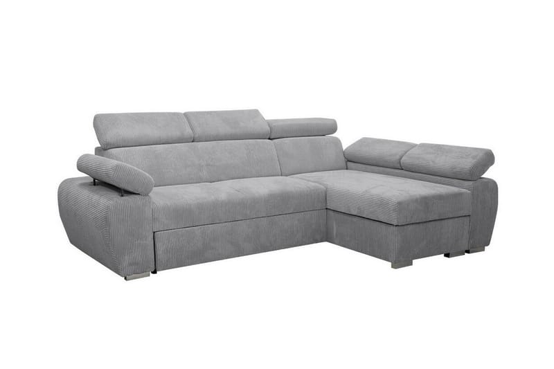 Denegal 3-sits Hörnbäddsoffa Ljusgrå - Möbler - Vardagsrum - Bäddsoffor - Hörnbäddsoffa