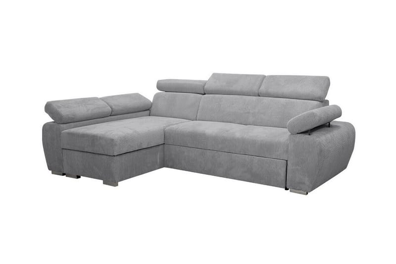 Denegal 3-sits Hörnbäddsoffa Ljusgrå - Möbler - Vardagsrum - Bäddsoffor - Hörnbäddsoffa