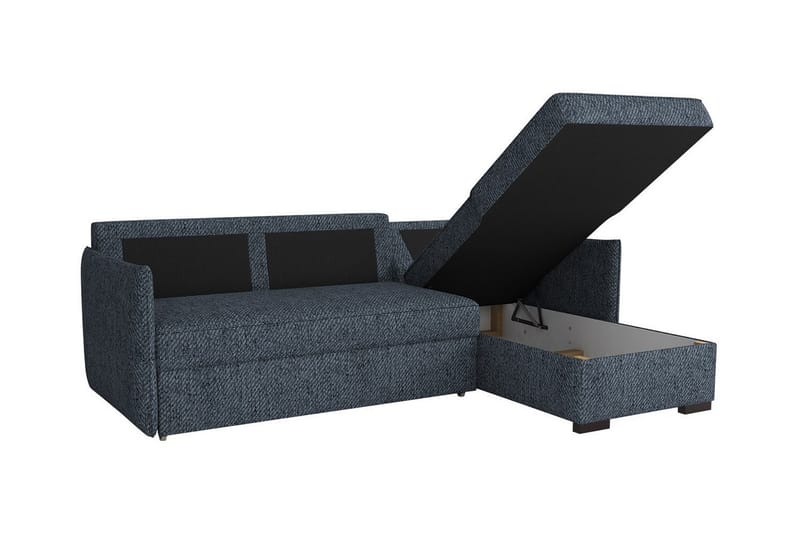 Denegal 3-sits Hörnbäddsoffa Mörk Beige/Mocca - Möbler - Vardagsrum - Bäddsoffor - Hörnbäddsoffa