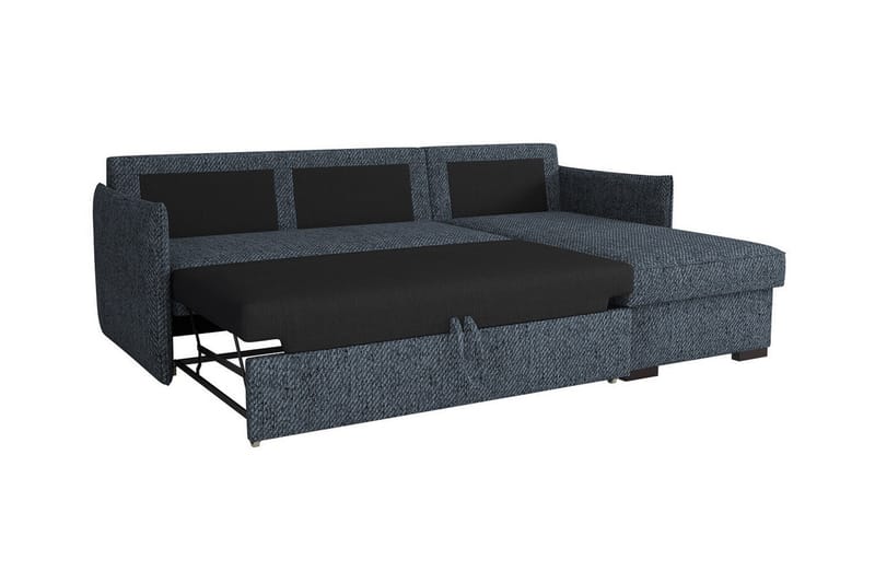 Denegal 3-sits Hörnbäddsoffa Mörk Beige/Mocca - Möbler - Vardagsrum - Bäddsoffor - Hörnbäddsoffa
