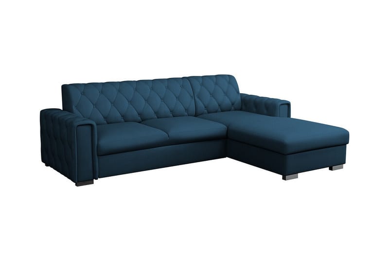 Denegal 3-sits Hörnbäddsoffa Mörkblå - Möbler - Vardagsrum - Bäddsoffor - Hörnbäddsoffa