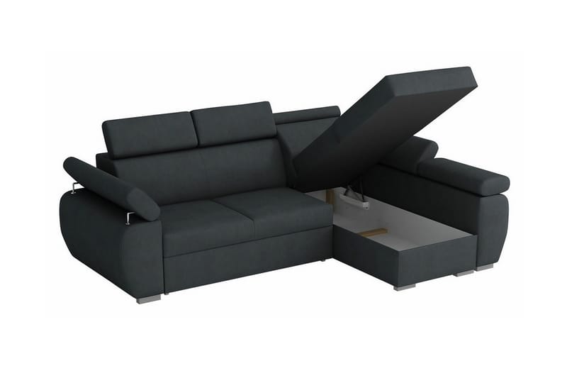 Denegal 3-sits Hörnbäddsoffa Mörkgrön - Möbler - Vardagsrum - Bäddsoffor - Hörnbäddsoffa