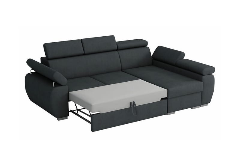 Denegal 3-sits Hörnbäddsoffa Mörkgrön - Möbler - Vardagsrum - Bäddsoffor - Hörnbäddsoffa