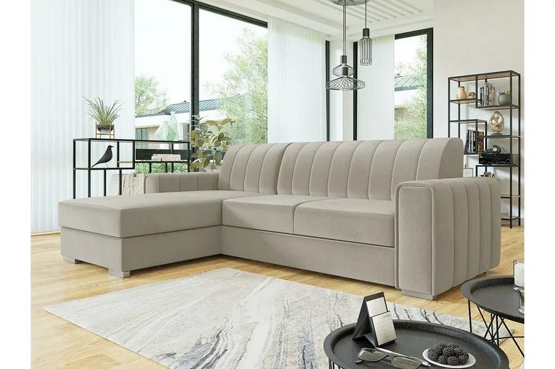 Denegal 3-sits Hörnbäddsoffa - Möbler - Vardagsrum - Bäddsoffor - Hörnbäddsoffa