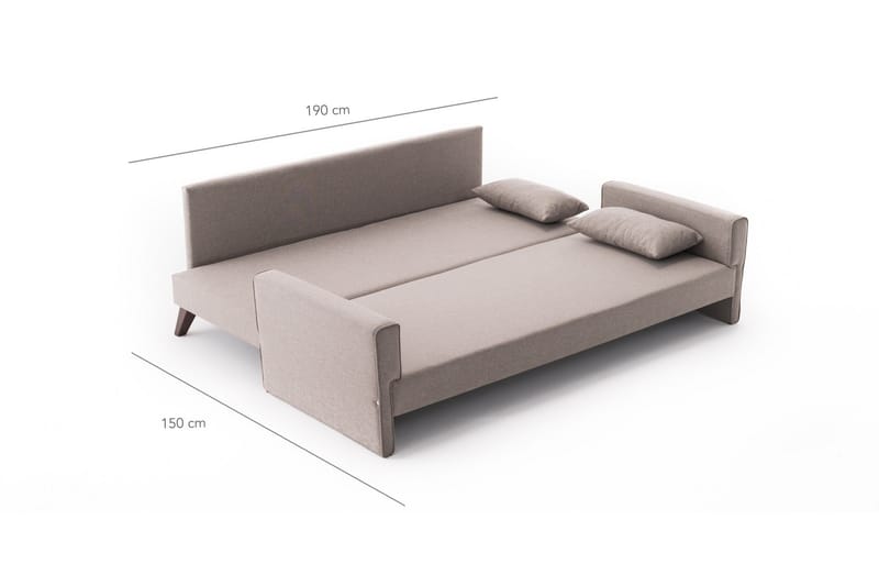 DENMARK Bäddsoffa 3-sits Beige - Möbler - Vardagsrum - Bäddsoffor