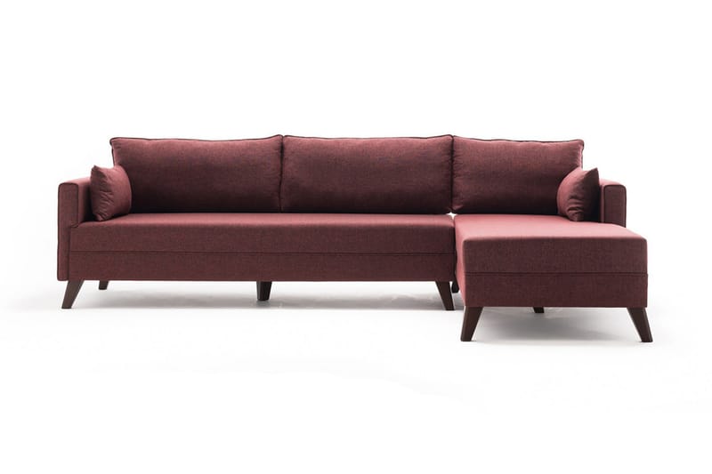 DENMARK Bäddsoffa  Röd - Bäddsoffor - Hörnbäddsoffa