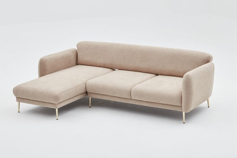 Devika Bäddsoffa m. Divan 4-sits Beige - Möbler - Vardagsrum - Bäddsoffor
