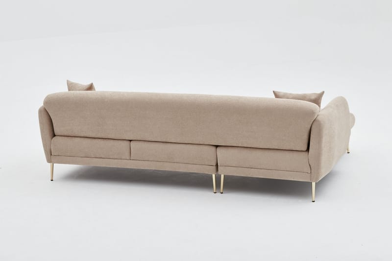 Devika Bäddsoffa m. Divan 4-sits Beige - Möbler - Vardagsrum - Bäddsoffor