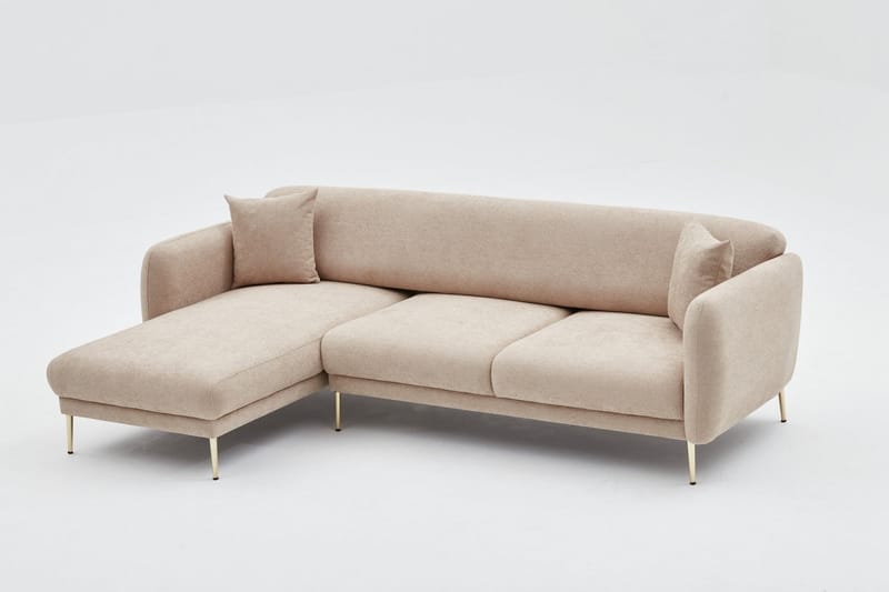 Devika Bäddsoffa m. Divan 4-sits Beige - Möbler - Vardagsrum - Bäddsoffor