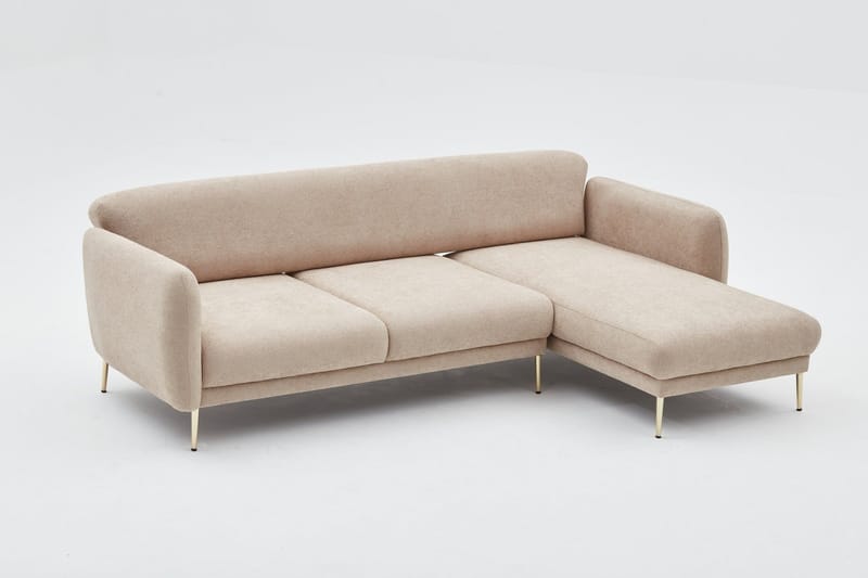 Devika Bäddsoffa m. Divan 4-sits - Beige - Möbler - Vardagsrum - Bäddsoffor