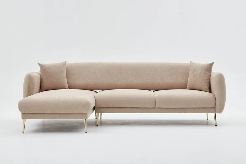 Devika Bäddsoffa m. Divan 4-sits, Beige