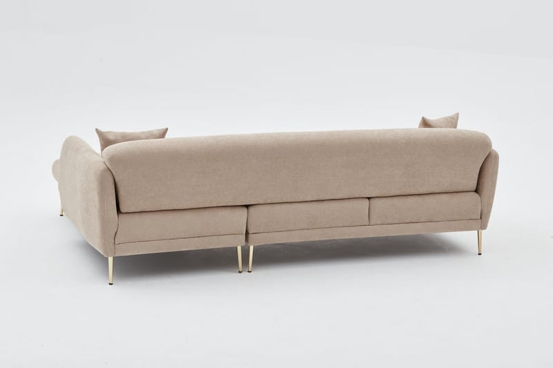 Devika Bäddsoffa m. Divan 4-sits - Beige - Möbler - Vardagsrum - Bäddsoffor